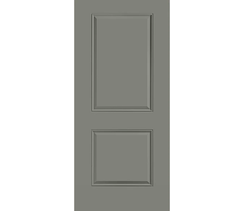 Las Cruces 2 Panel Square Steel Entry Door