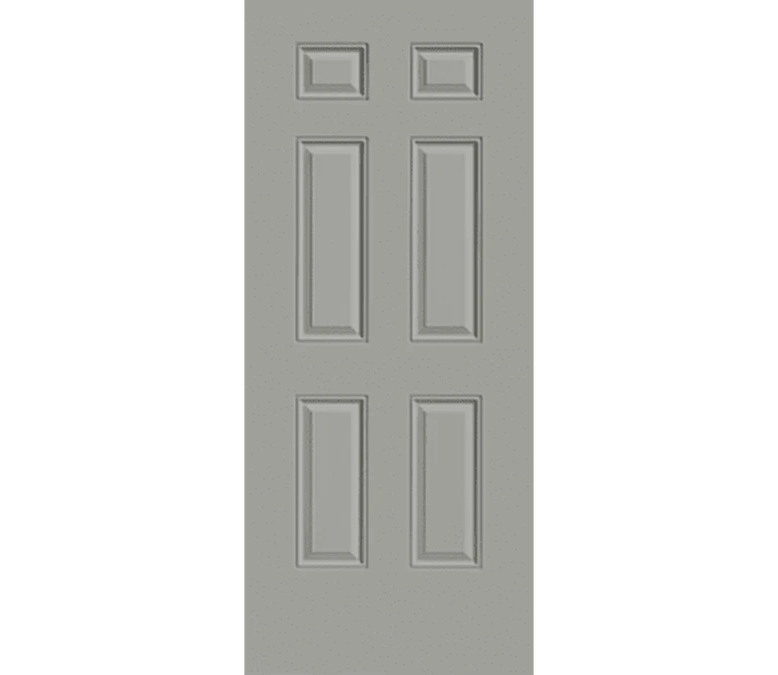 Las Cruces 6 Panel Steel Entry Door