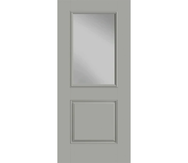 Las Cruces Half Light 1 Panel Fiberglass Entry Door