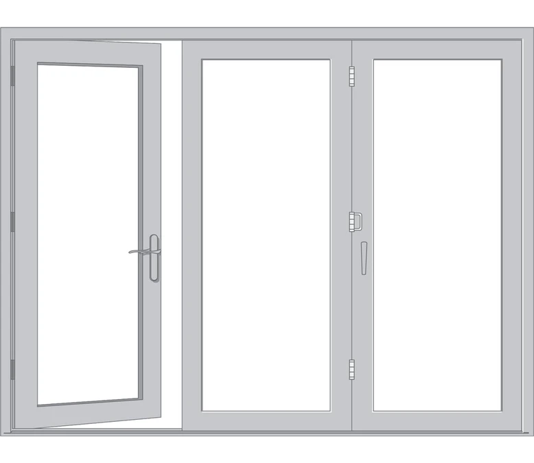 Las Cruces Pella Architect Reserve Series Contemporary Bifold Patio Door